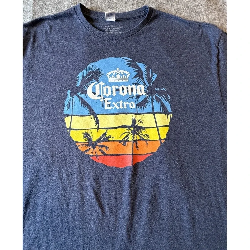 Corona Extra Short Sleeve T-Shirt‎ 2XL Blue Heather